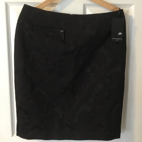 NWT Mario Serrani Embossed Skirt Size 12 - Picture 7 of 8